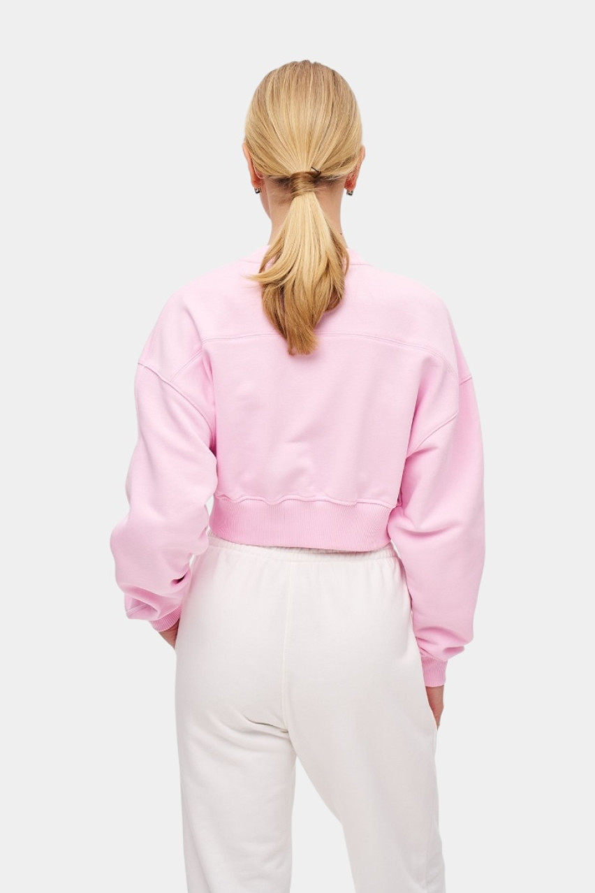 Розовый свитшот Helen Elegance на молнии GNZ