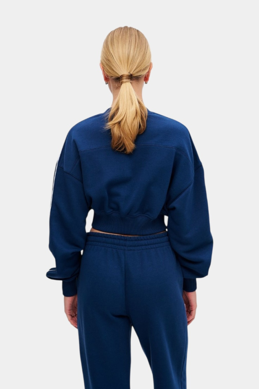 Синий свитшот Helen Elegance на молнии GNZ