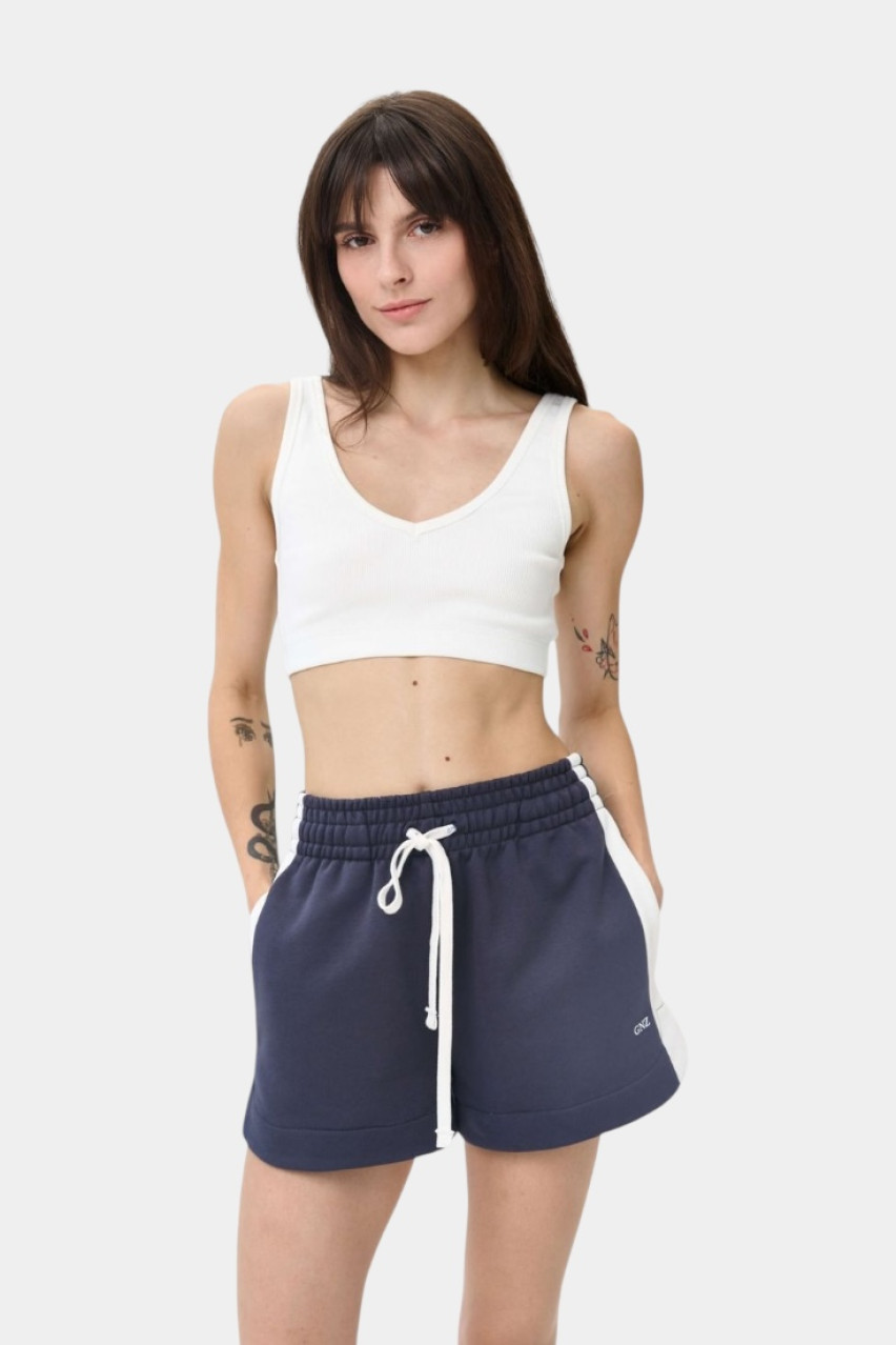 Графитовые шорты Gala Touch Point с лампасами GNZ