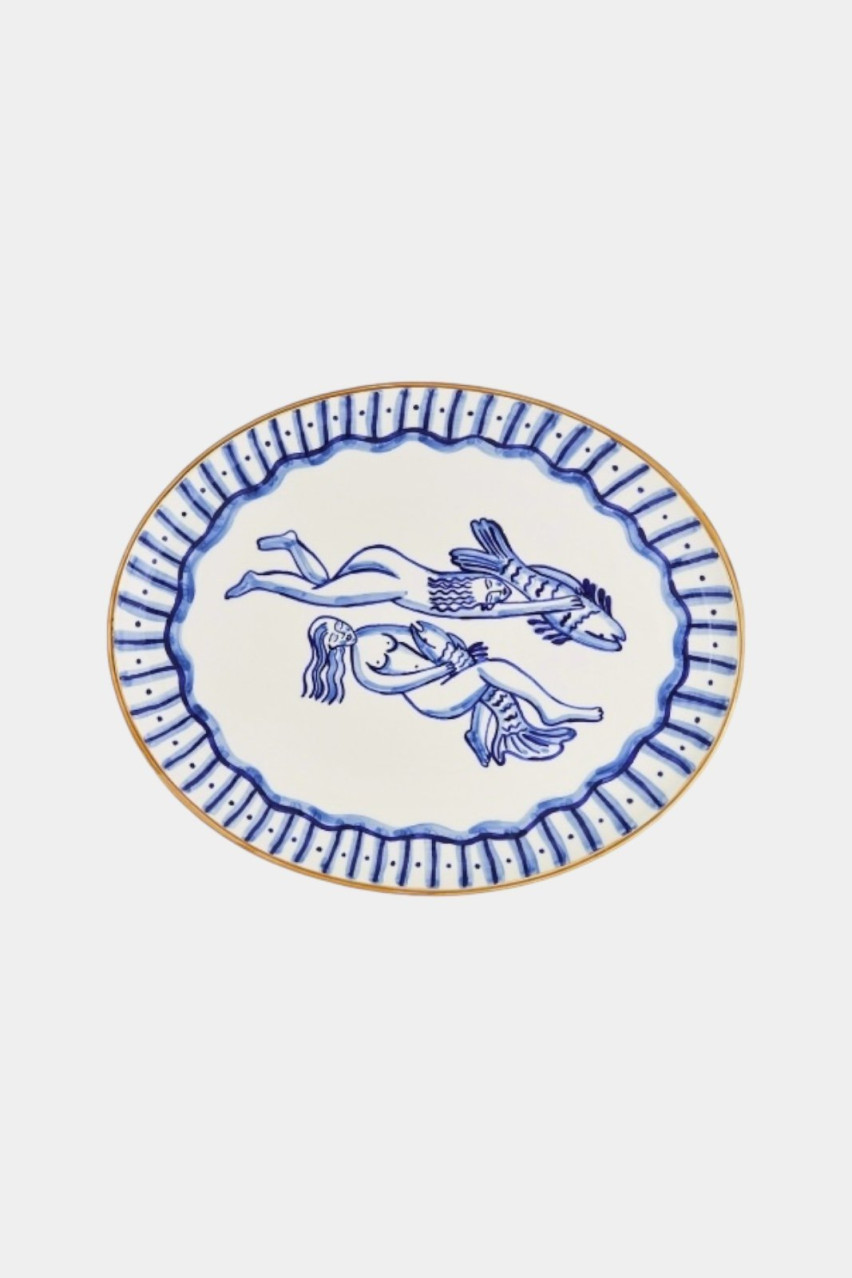 Керамическая тарелка с сиренами PL-006-MM GUNIA Project