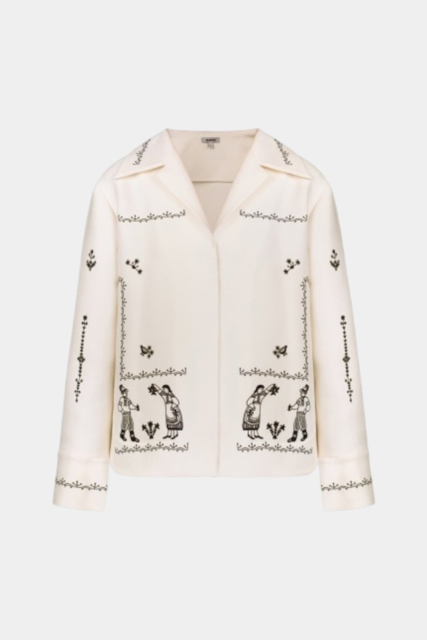 Молочна вишита сорочка «Терезія» ES-009-KA GUNIA Project