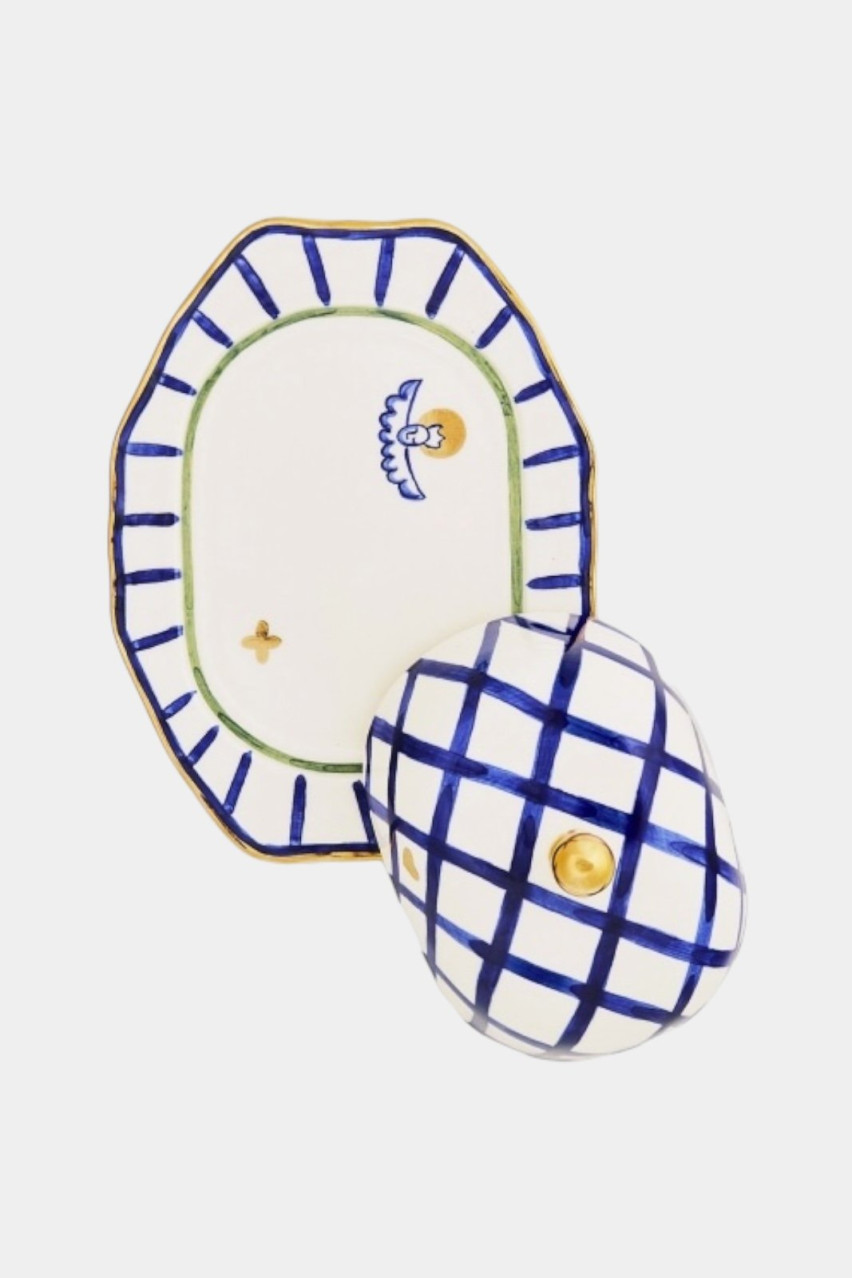 Керамическая емкость для масла «Заяц» SB-002-RB GUNIA Project