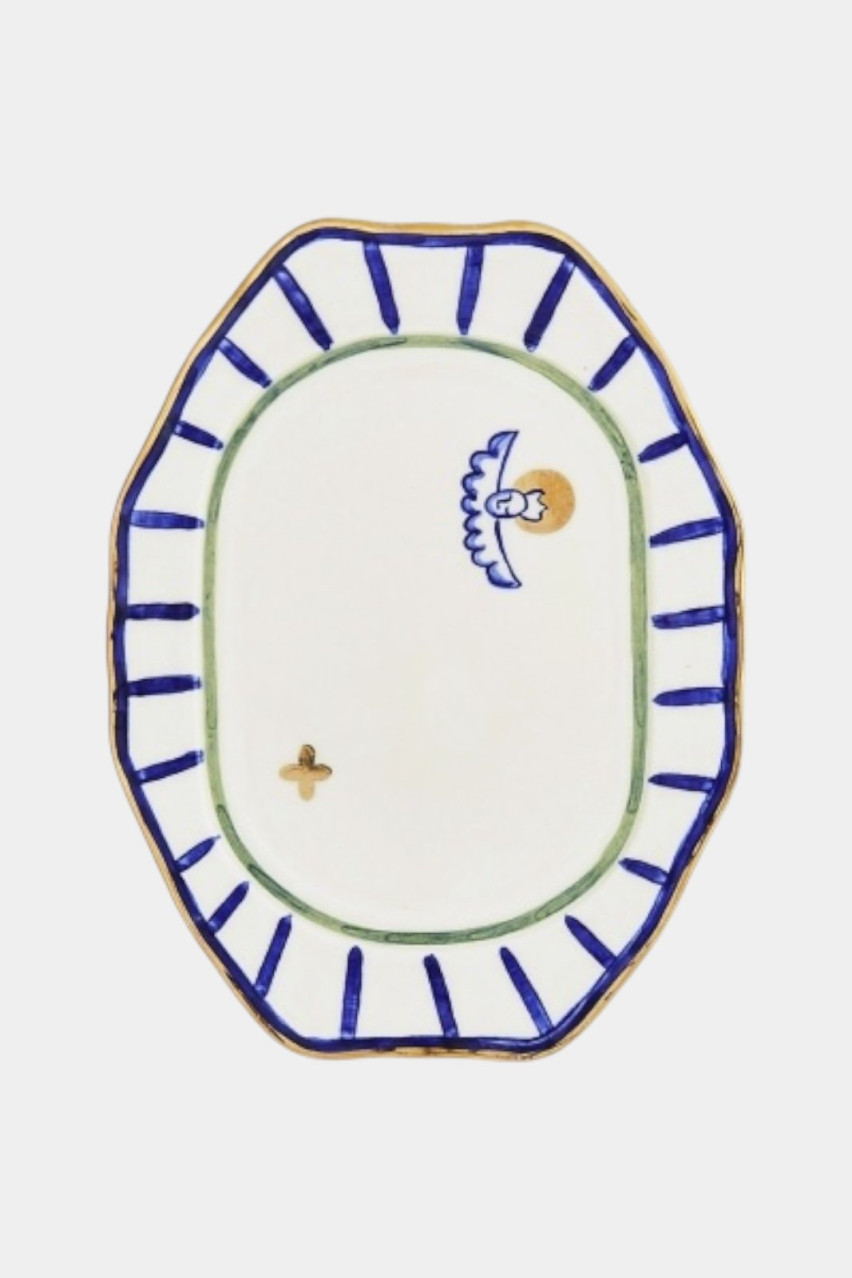 Керамическая емкость для масла «Заяц» SB-002-RB GUNIA Project