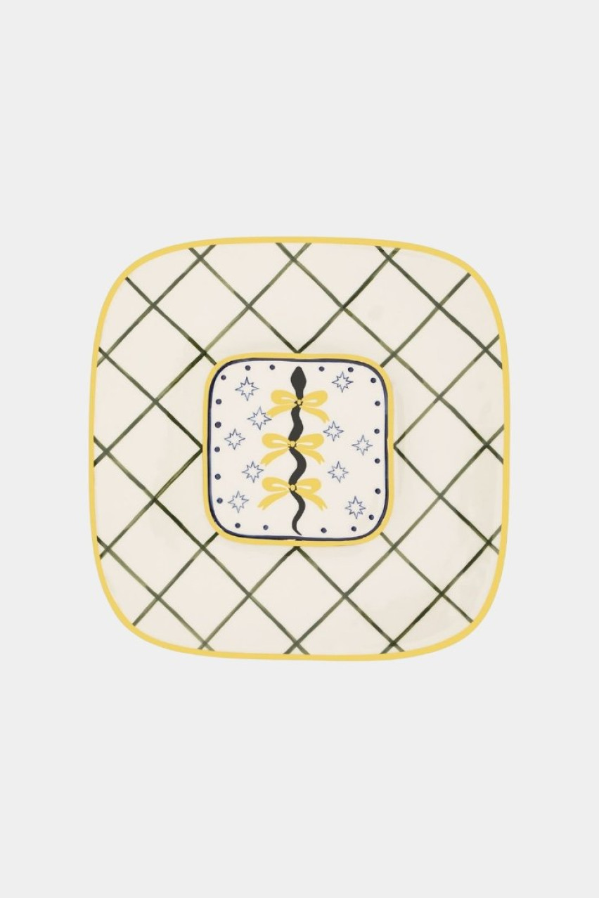 Квадратная тарелка «Созвездие» PL-004-SN GUNIA Project (разноцветная)