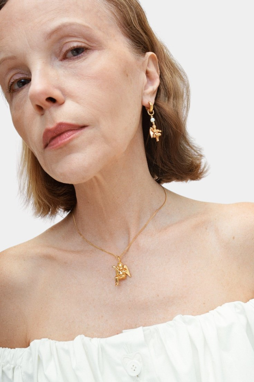 Позолоченный подвес «Ангел» с цепочкой PD-004-SN GUNIA Project