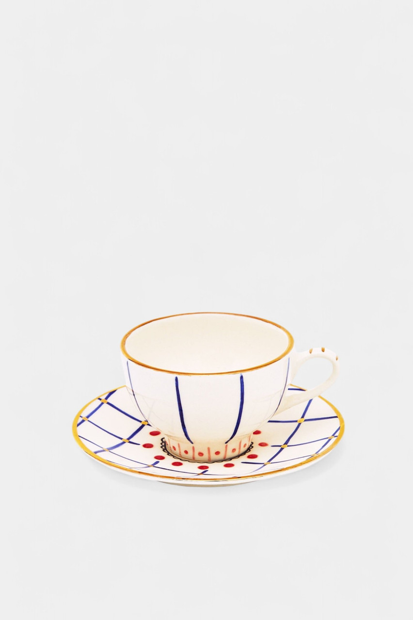 Набор из двух чашек и блюдец TC-001-EA GUNIA Project (разноцветный)