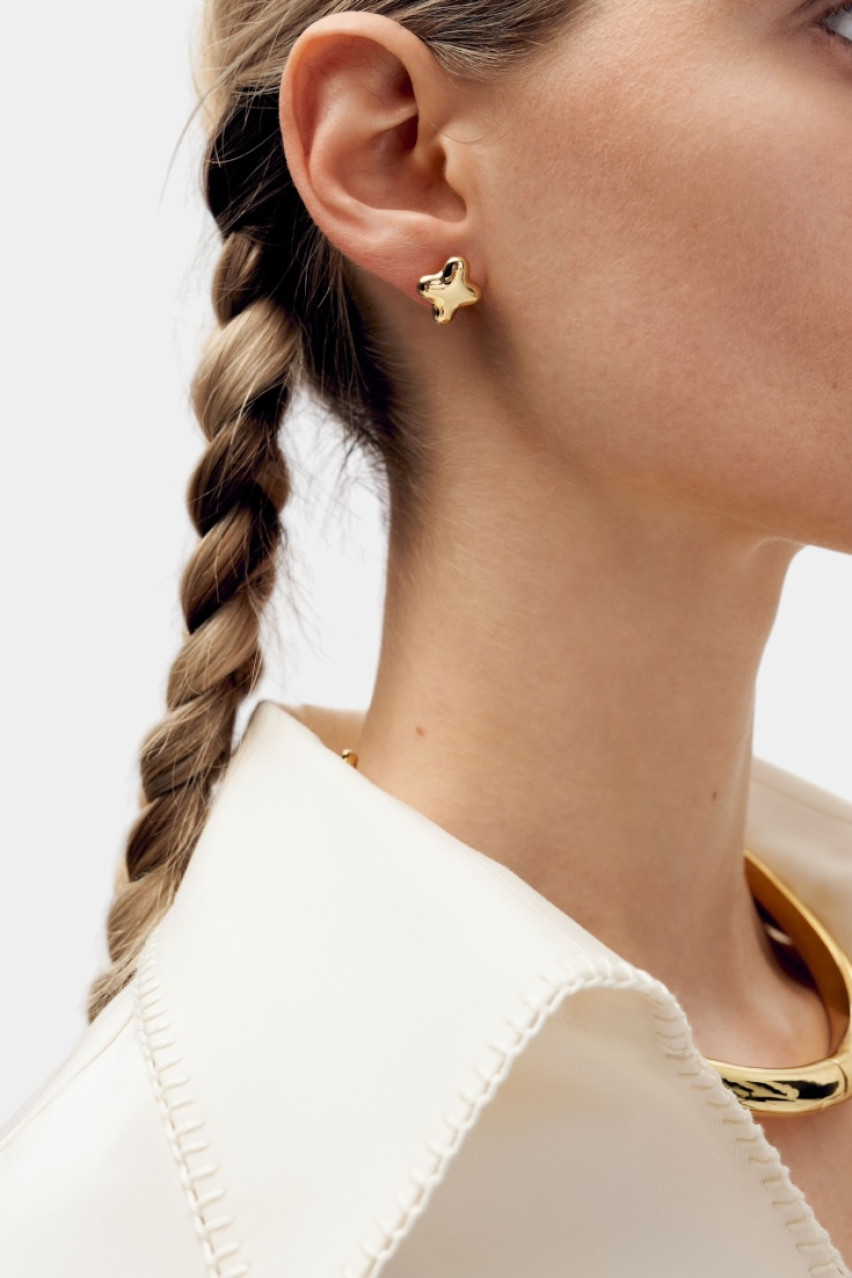 Позолочені сережки «Придане» EA-007-KA GUNIA Project