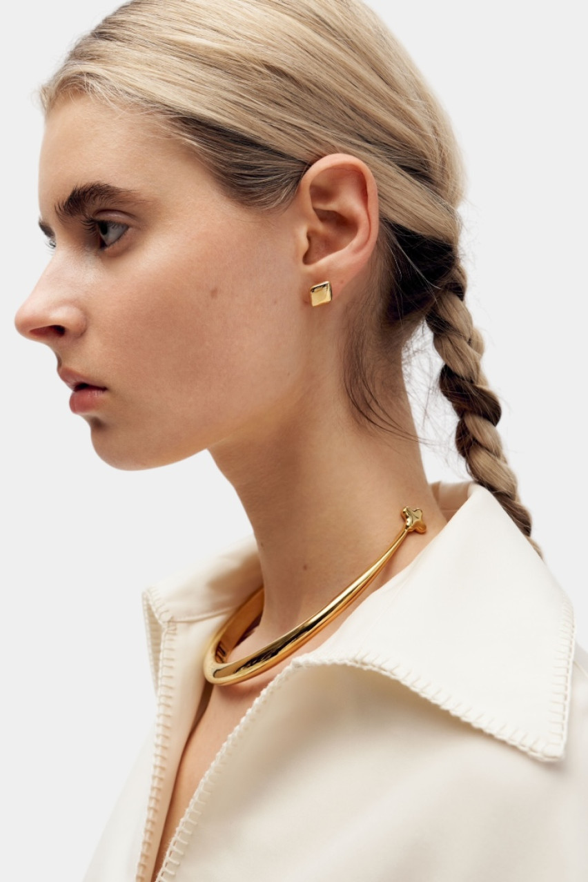 Позолочені сережки «Придане» EA-007-KA GUNIA Project