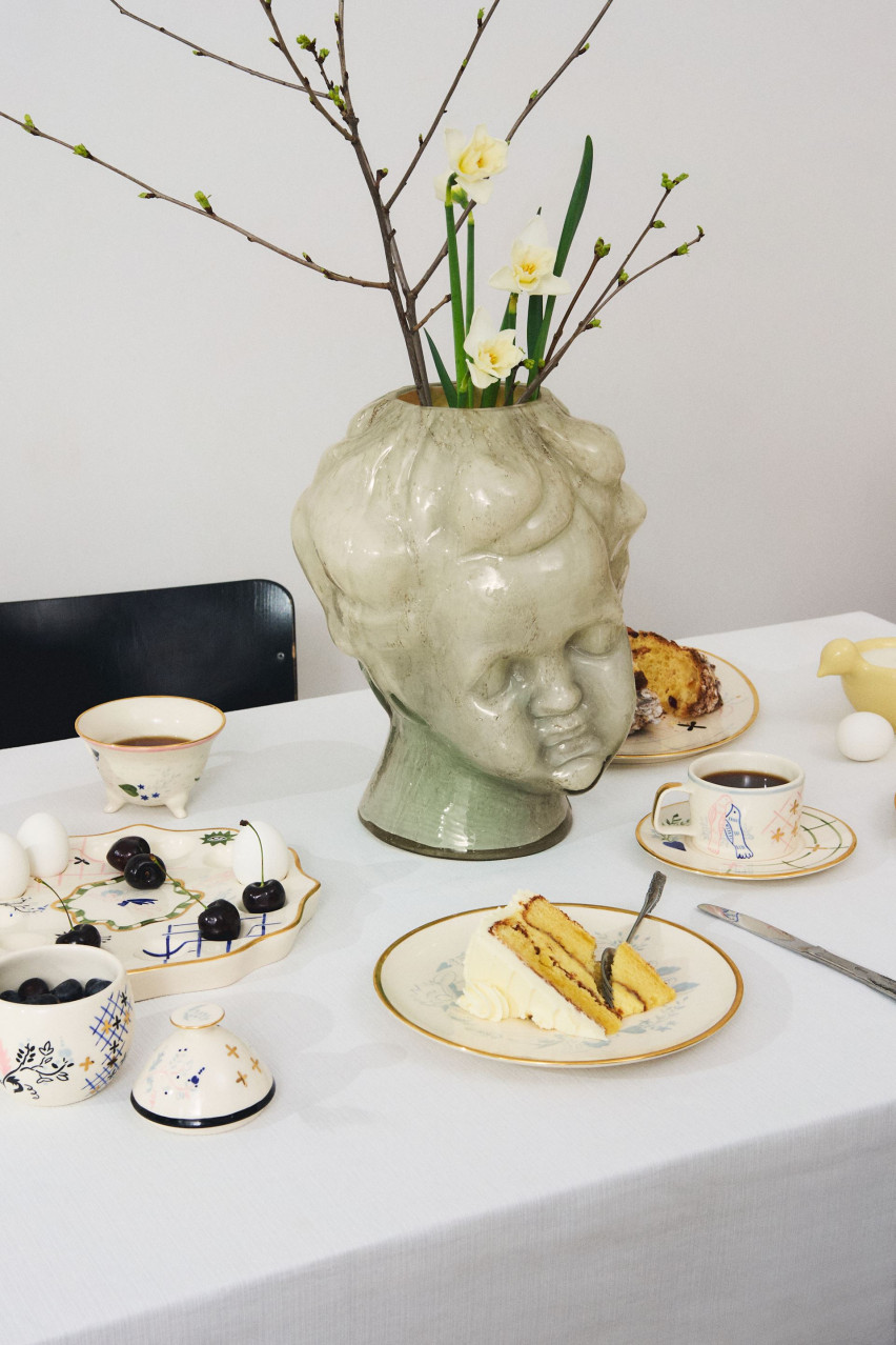 Чашка «Васильки» TC-304-EA GUNIA Project (разноцветная)