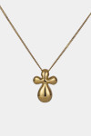 Позолочений кулон «Криж» з ланцюжком