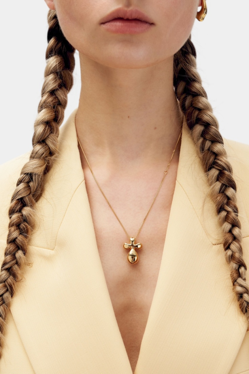 Позолоченный кулон «Крест» с цепочкой PD-001-KA-G GUNIA Project