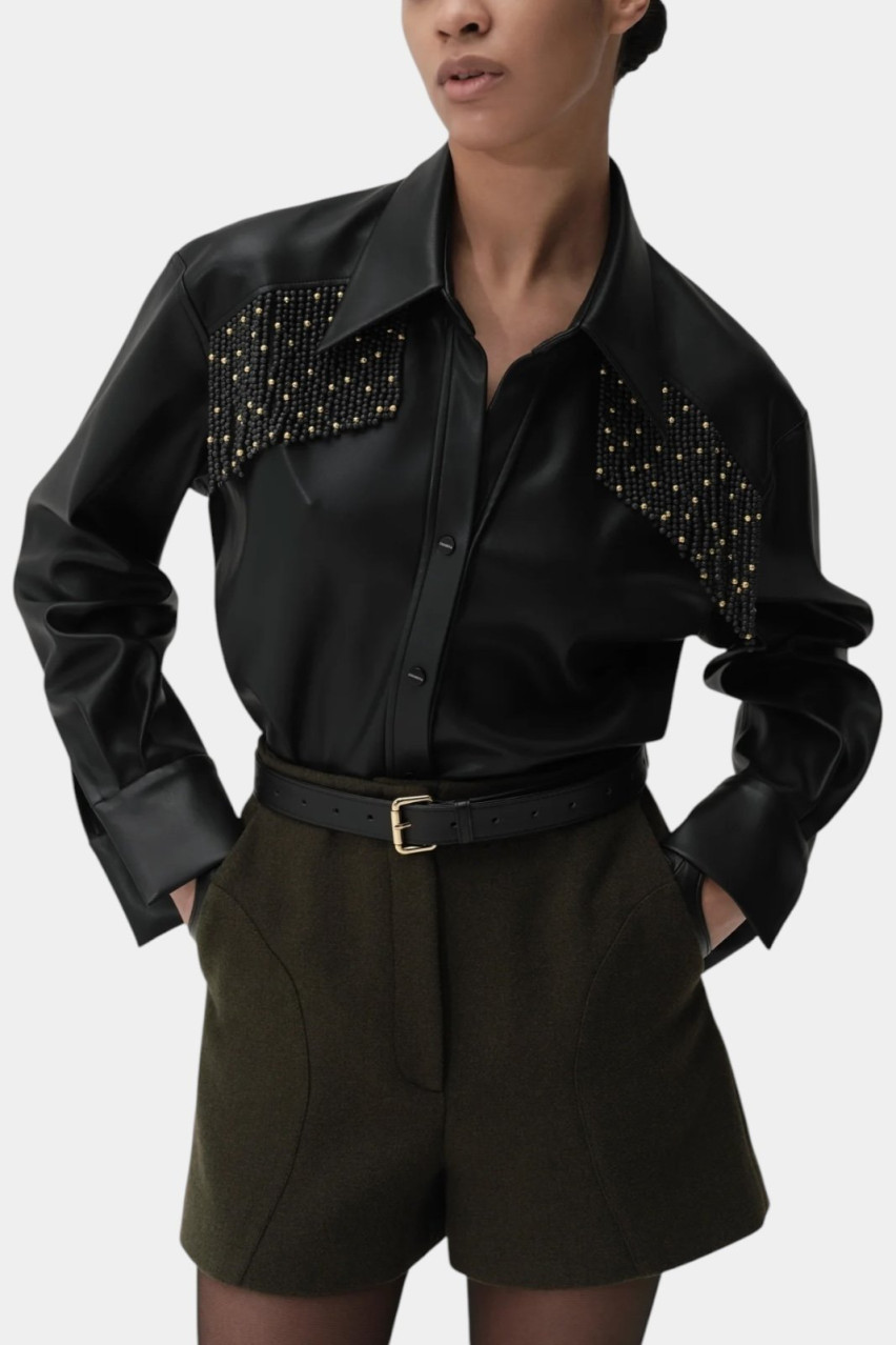 Хаки текстурированные шорты 07Short512W GASANOVA