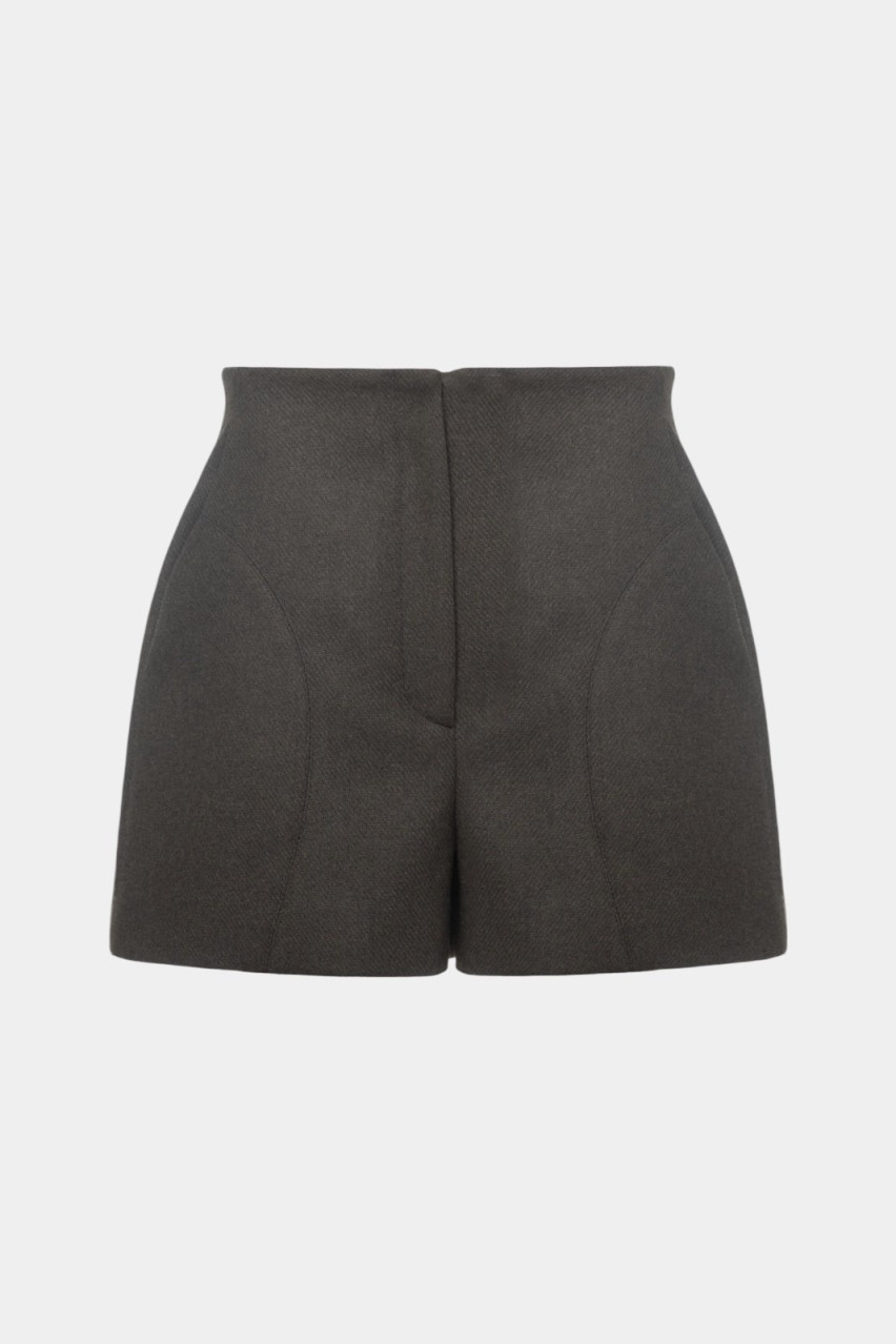 Хаки текстурированные шорты 07Short512W GASANOVA