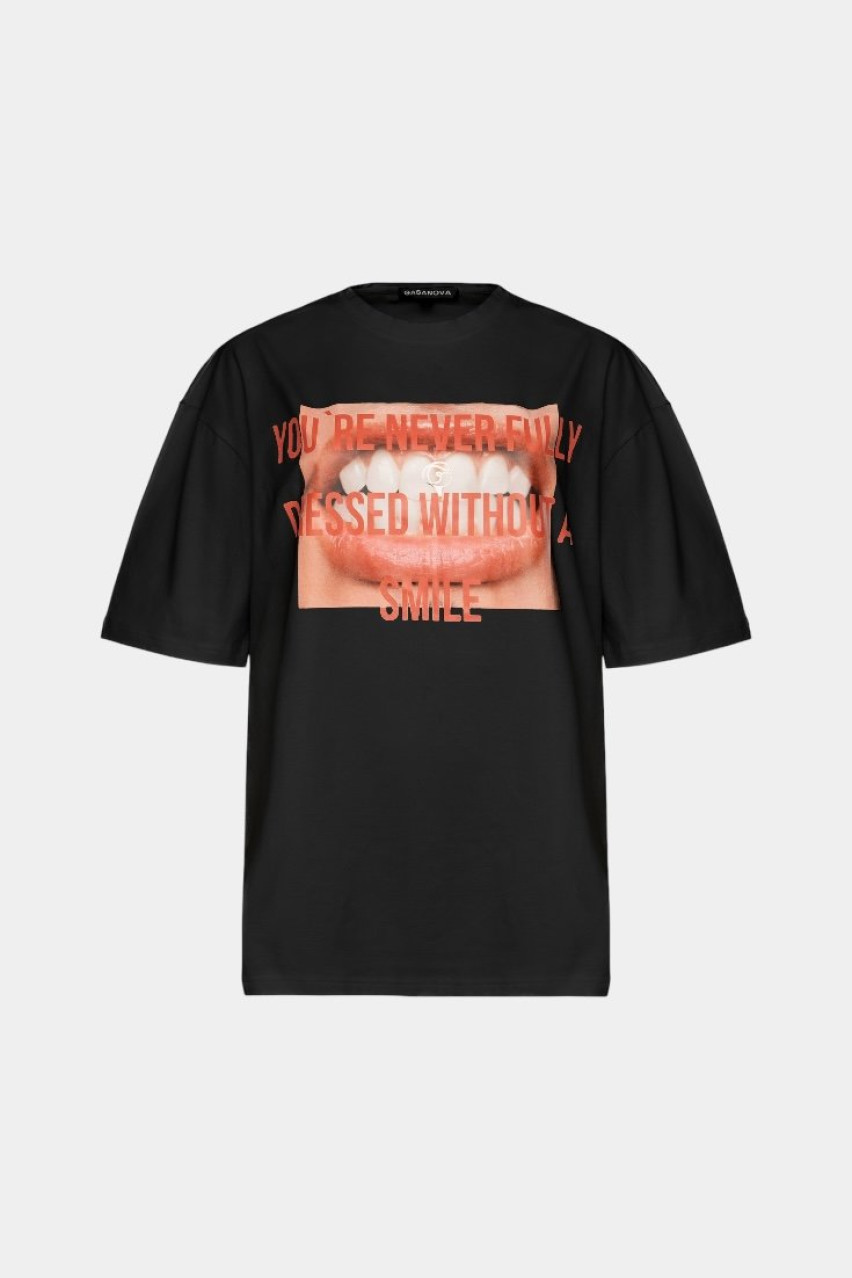 Черная футболка Fully Dressed 09Tee-s04C GASANOVA