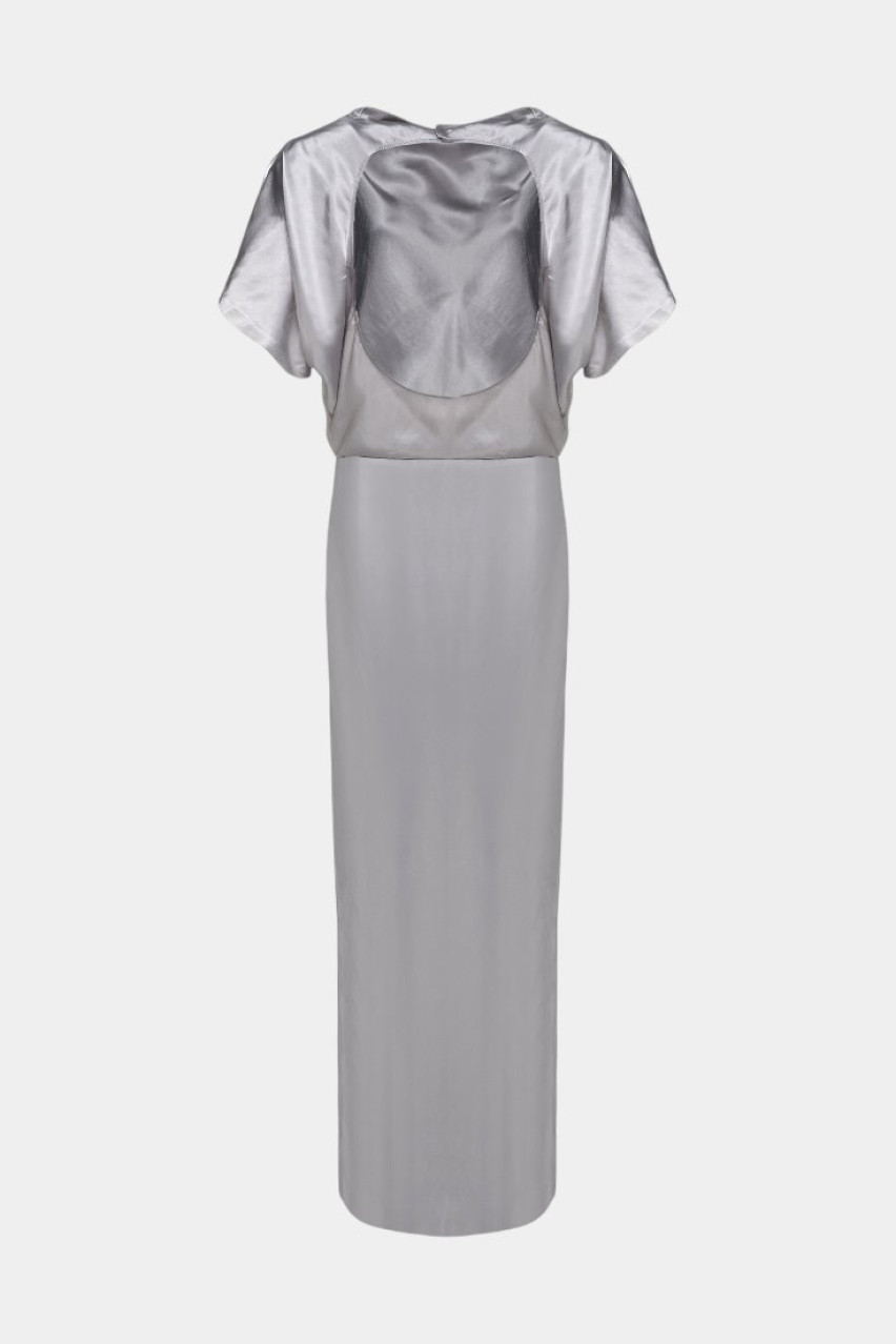 Серое максиплатье Sia 09Dress04AT GASANOVA