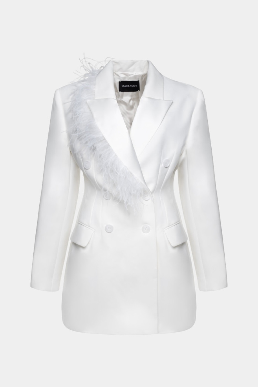 Молочна сукня-піджак Mia 09Dress02W GASANOVA