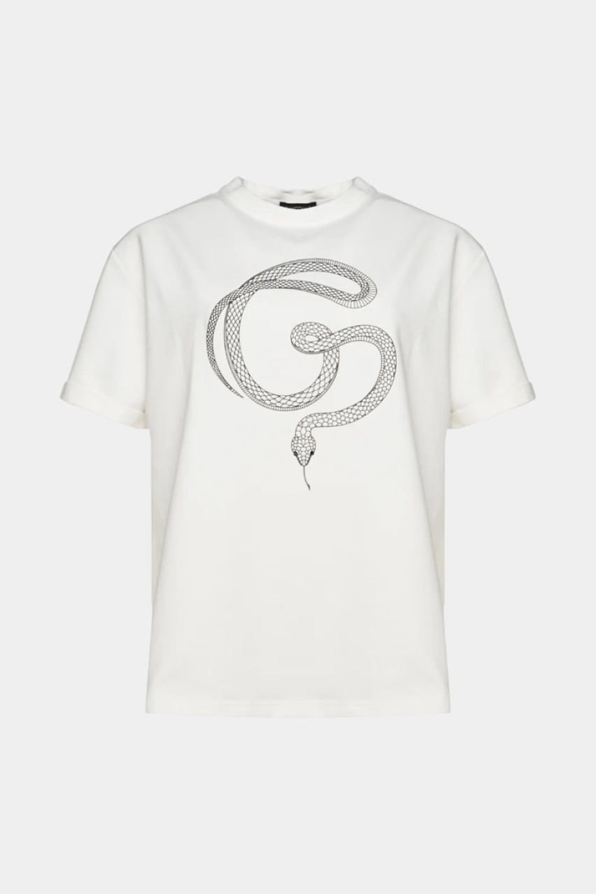 Молочная футболка G-Snake 04Tee-s425C GASANOVA