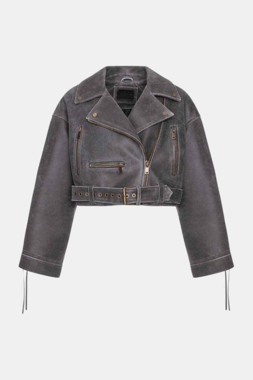 Серая куртка со шнуровкой на рукавах и спине GOT'S.Label