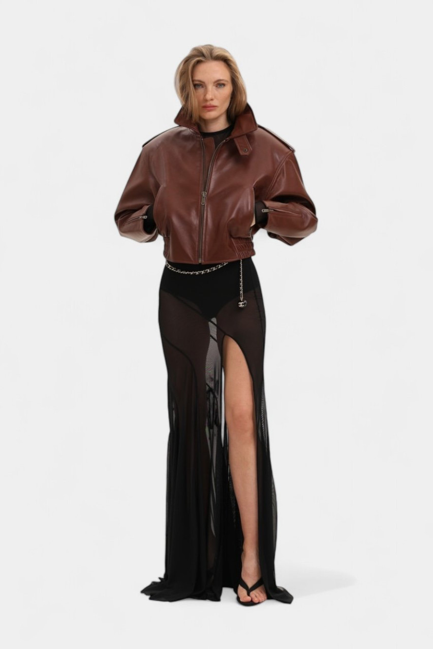 Коричневая оверсайз куртка Major GOT'S.Label