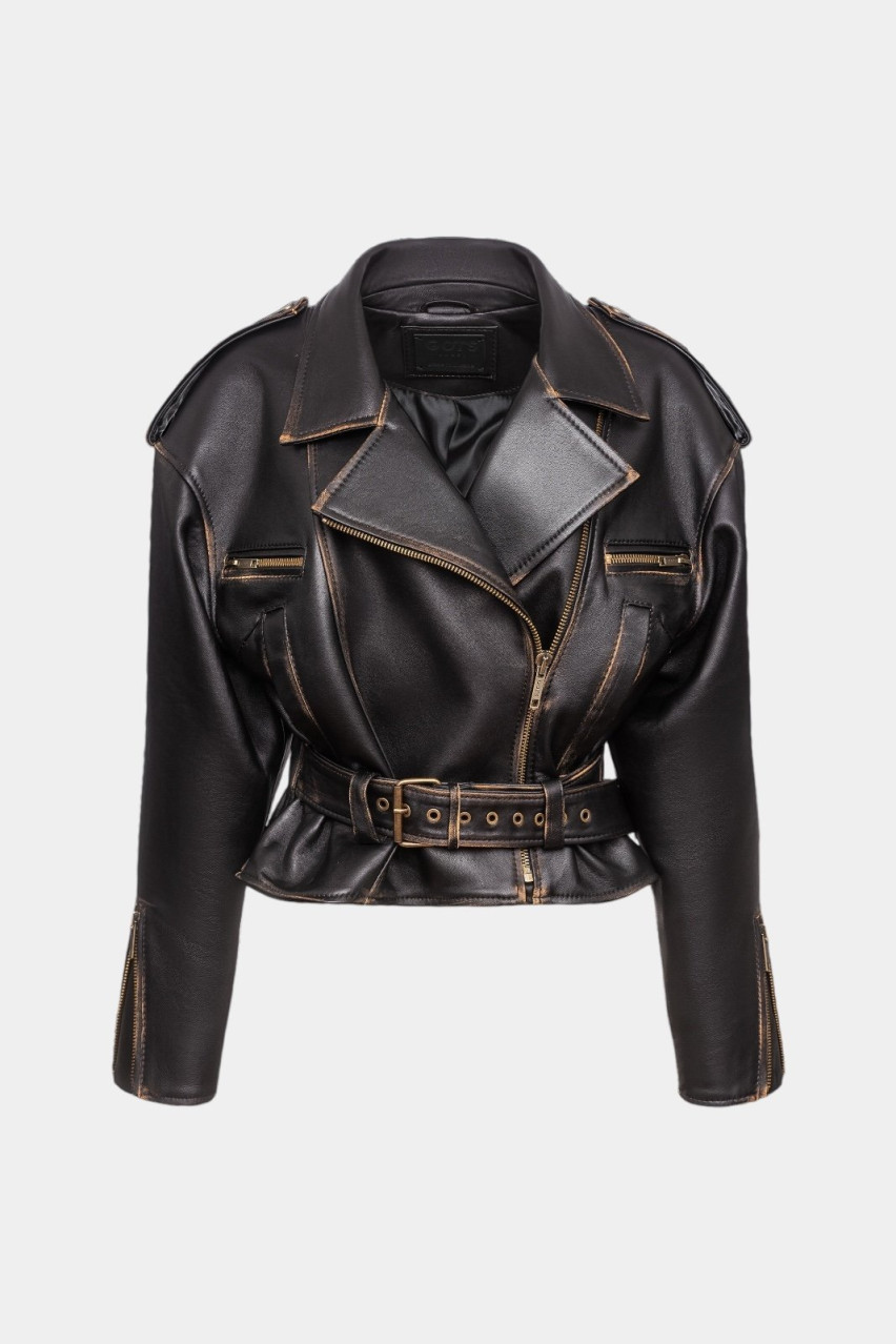 Чорна вінтажна куртка New York GOT'S.Label