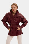 Бордовая куртка Brave на завязках