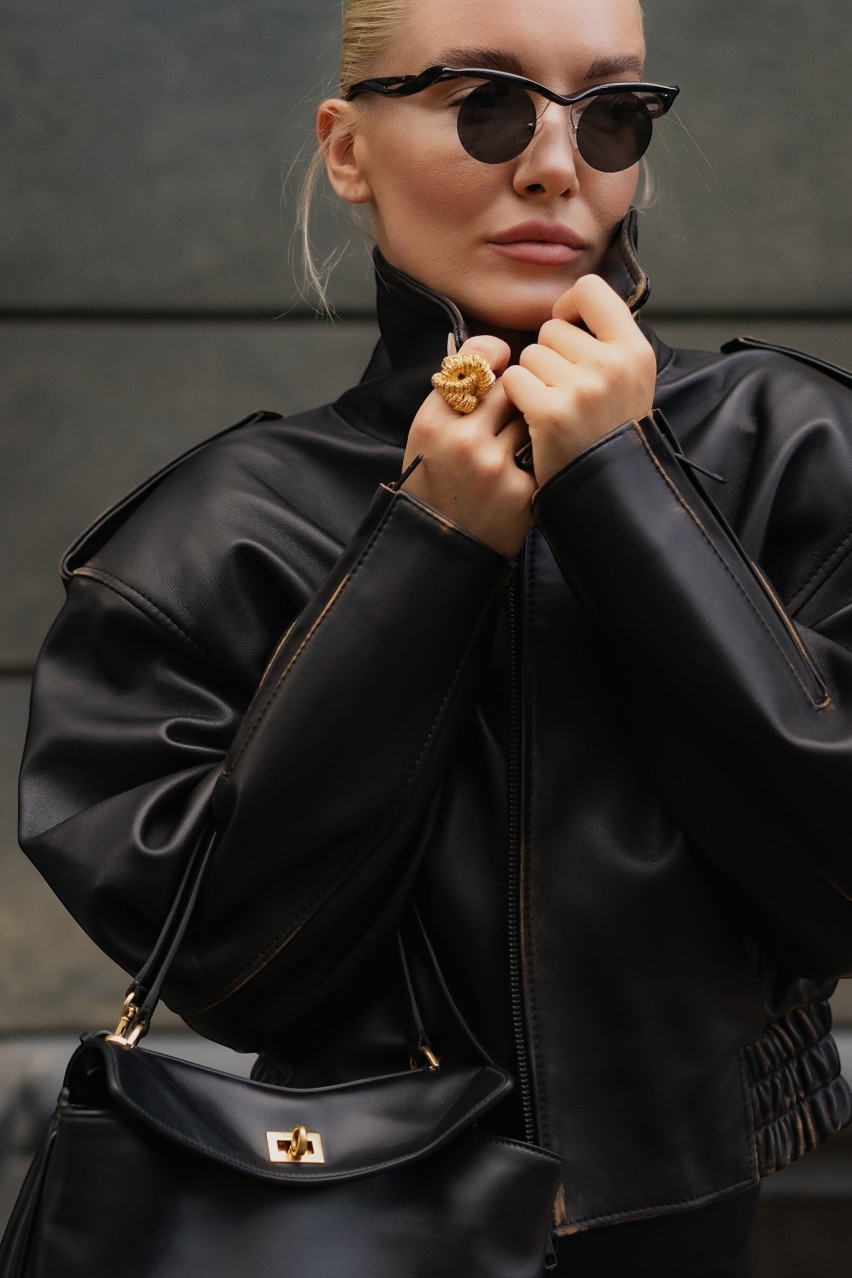 Черная оверсайз куртка Major GOT'S LABEL