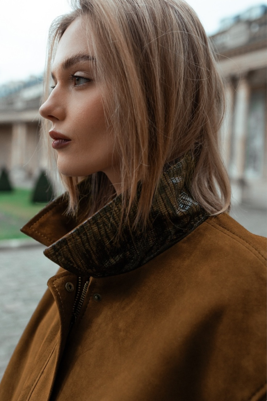 Кемел вкорочений бомбер оверсайз крою GOT'S LABEL