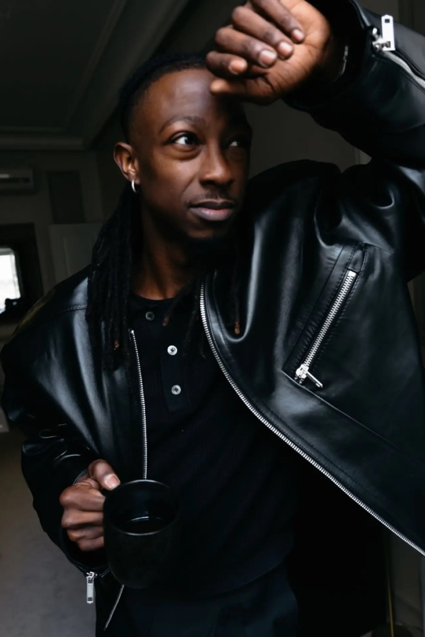 Чорний бомбер прямого крою GOT'S LABEL