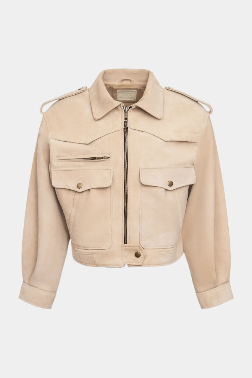 Бежева оверсайз куртка Georgina GOT'S LABEL