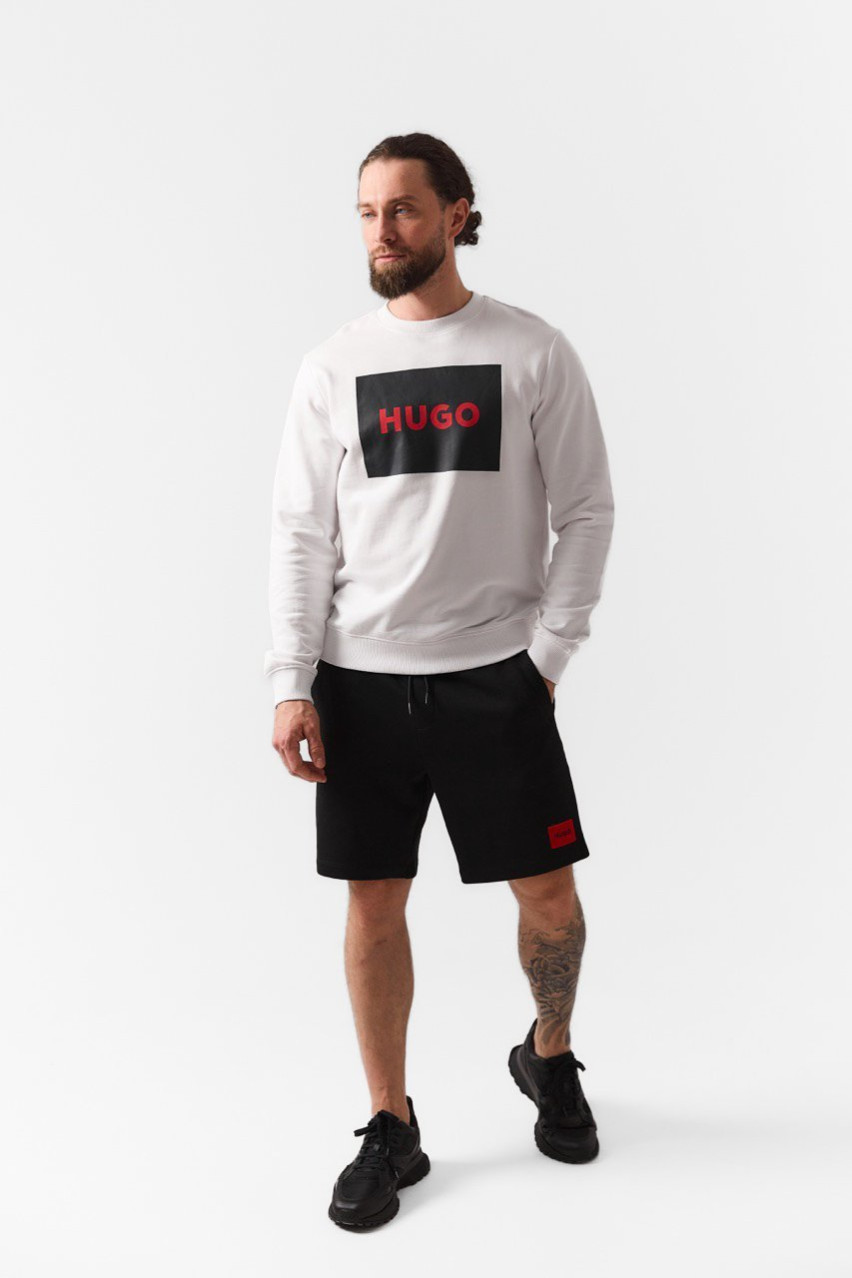 Белый свитшот HUGO