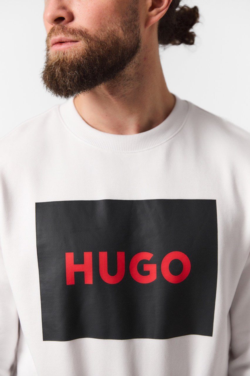 Белый свитшот HUGO