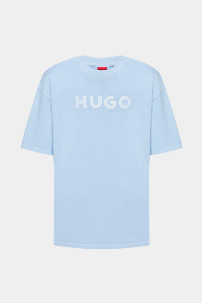 Блакитна футболка HUGO 