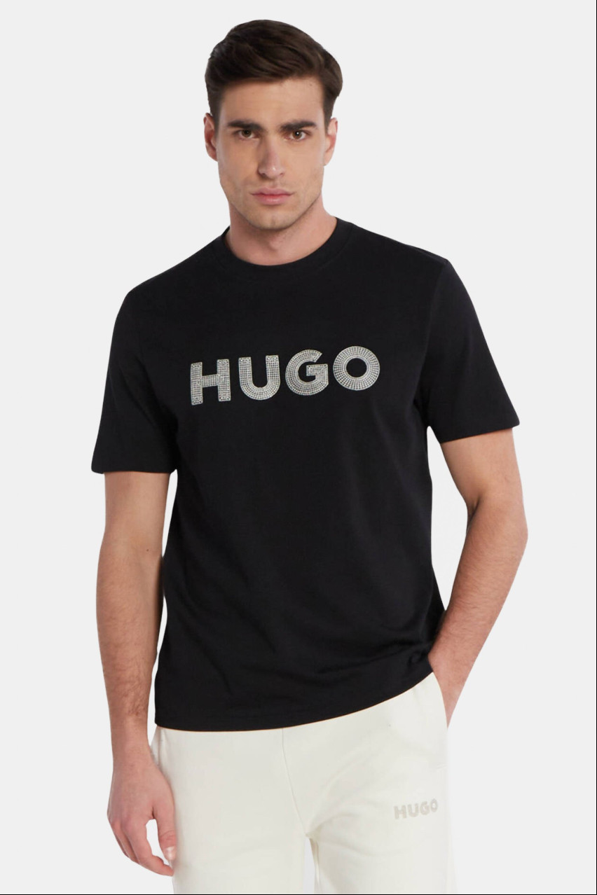 Чёрная футболка HUGO