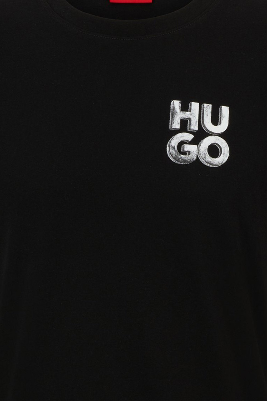 Чёрная футболка HUGO