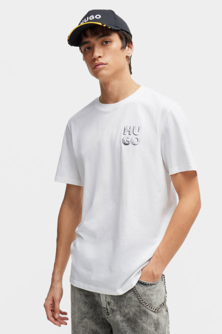 Белая футболка HUGO