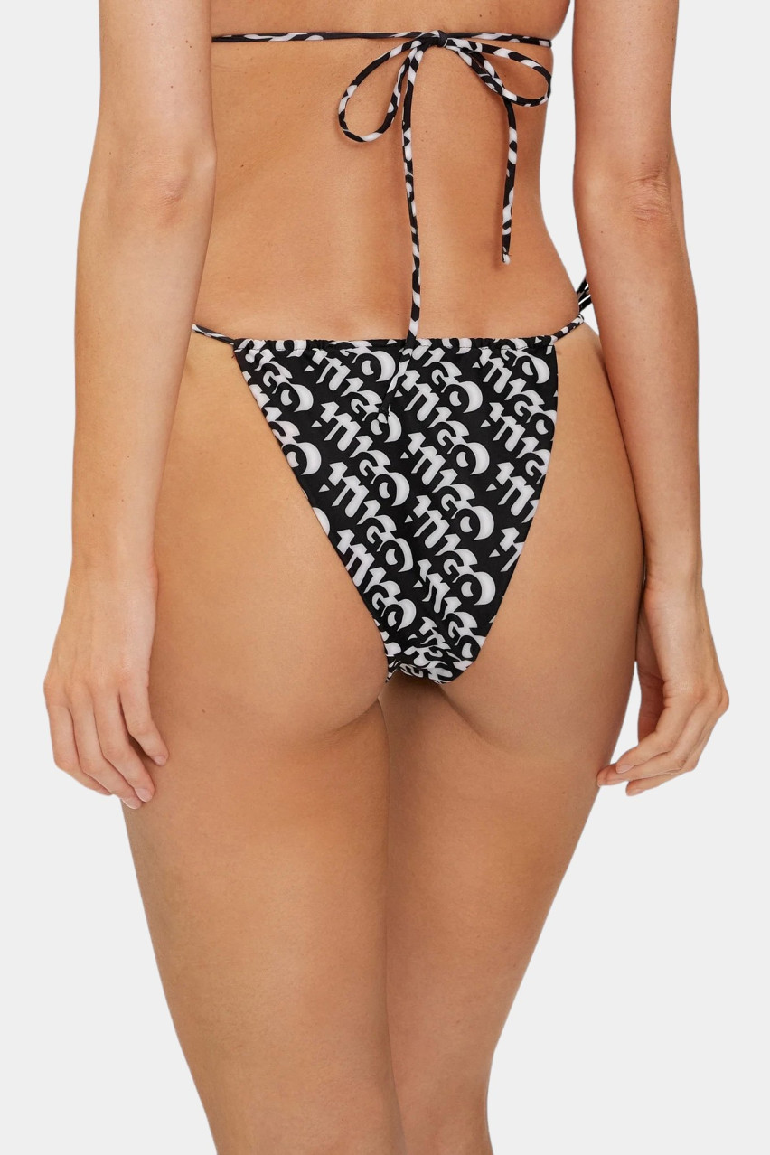 Чорно-білий купальник HUGO