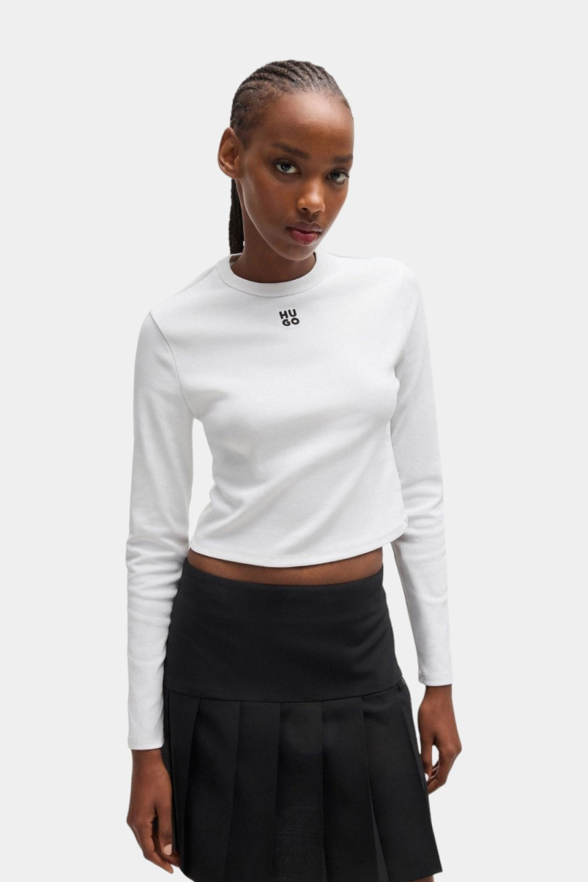 Белый топ Dafilomena_3 50518378 100 HUGO