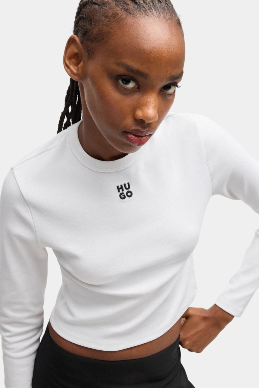 Белый топ Dafilomena_3 50518378 100 HUGO