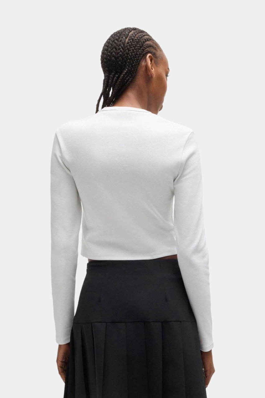 Белый топ Dafilomena_3 50518378 100 HUGO