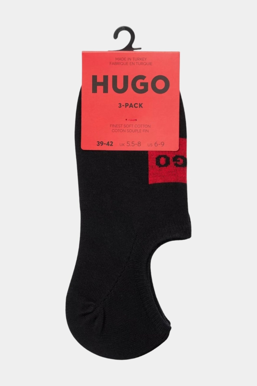Набор черных носков-следов 50496082 001 HUGO