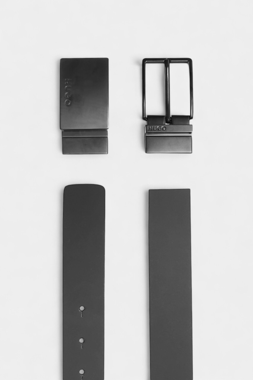 Чорний ремінь Giffin 50522616 004 HUGO