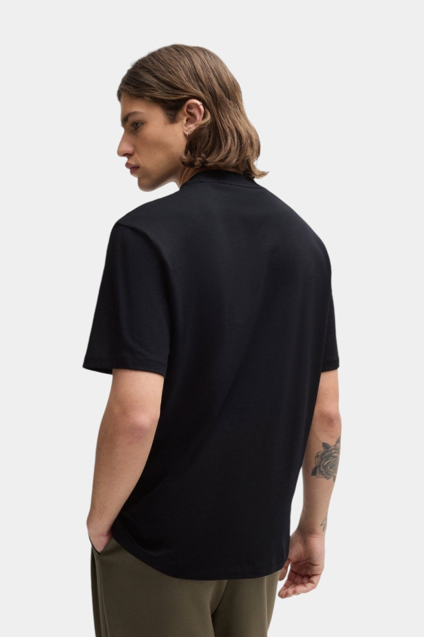 Черная футболка Ditroso с принтом 50516738 001 HUGO