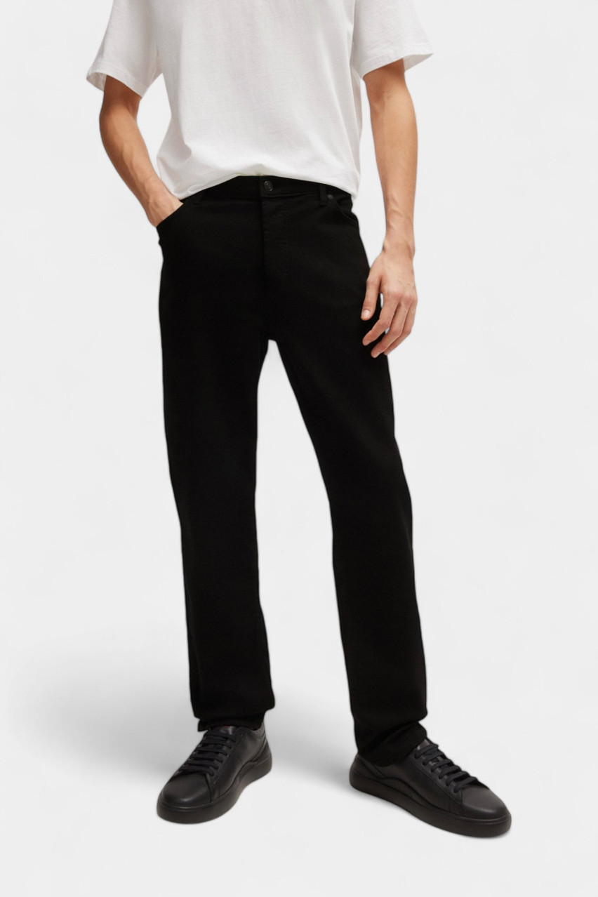 Чорні джинси HUGO 634 Tapered Fit 50517545 001 HUGO