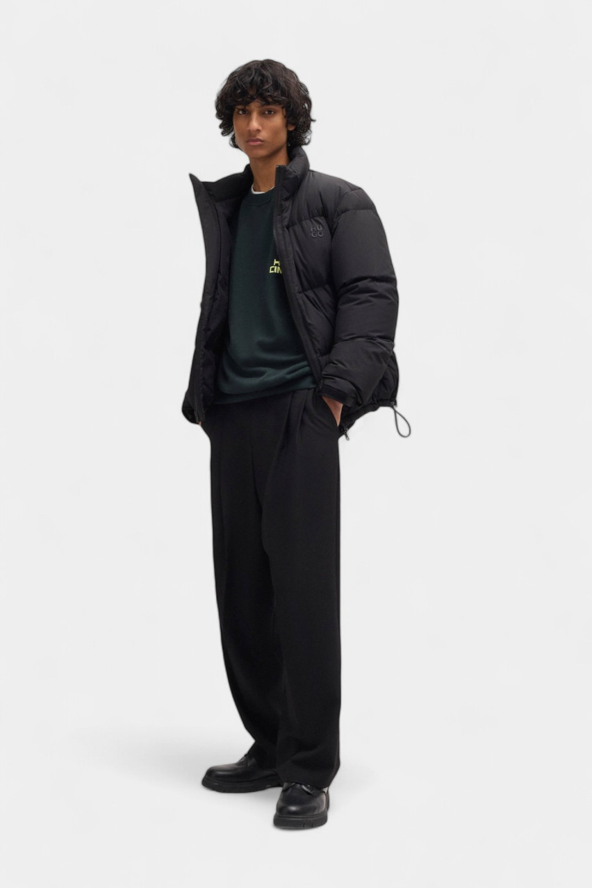 Черный хлопковый свитшот Dargentix с графикой в ​​стиле фильмов 70-х 50525755 001 HUGO