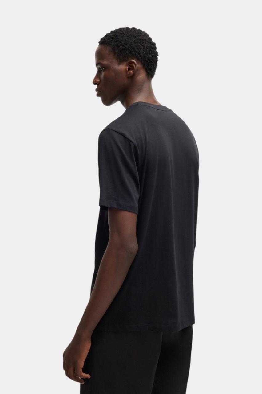 Черная футболка Dayaking с анималистической графикой 50523979 001 HUGO