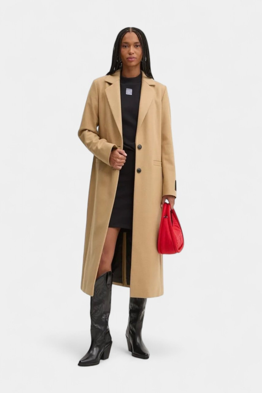 Чорна бавовняна сукня Norrigan 50522762 001 HUGO