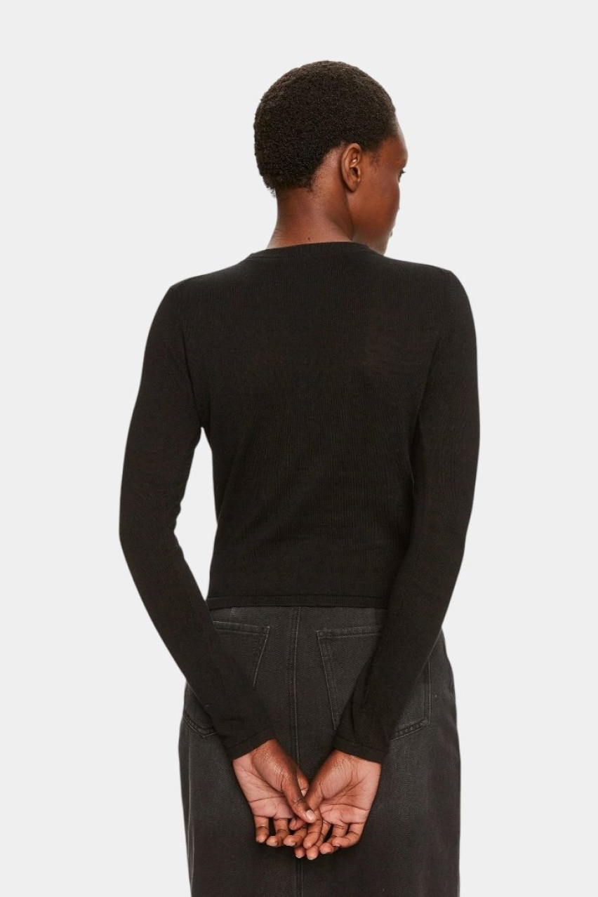 Чорний вʼязаний светр Scallia 50514296 001 HUGO