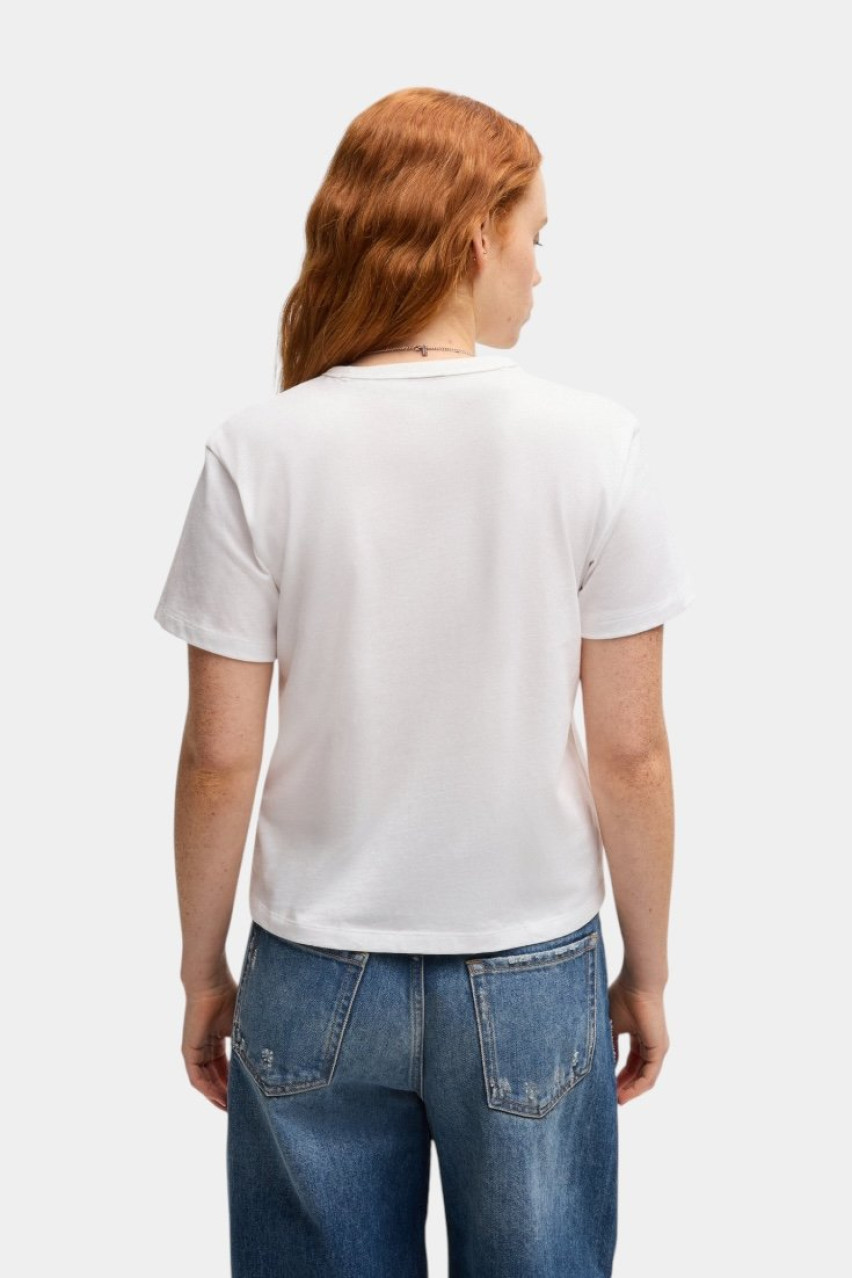 Белая футболка Destrel_1 с графическим принтом 50534246 100 HUGO