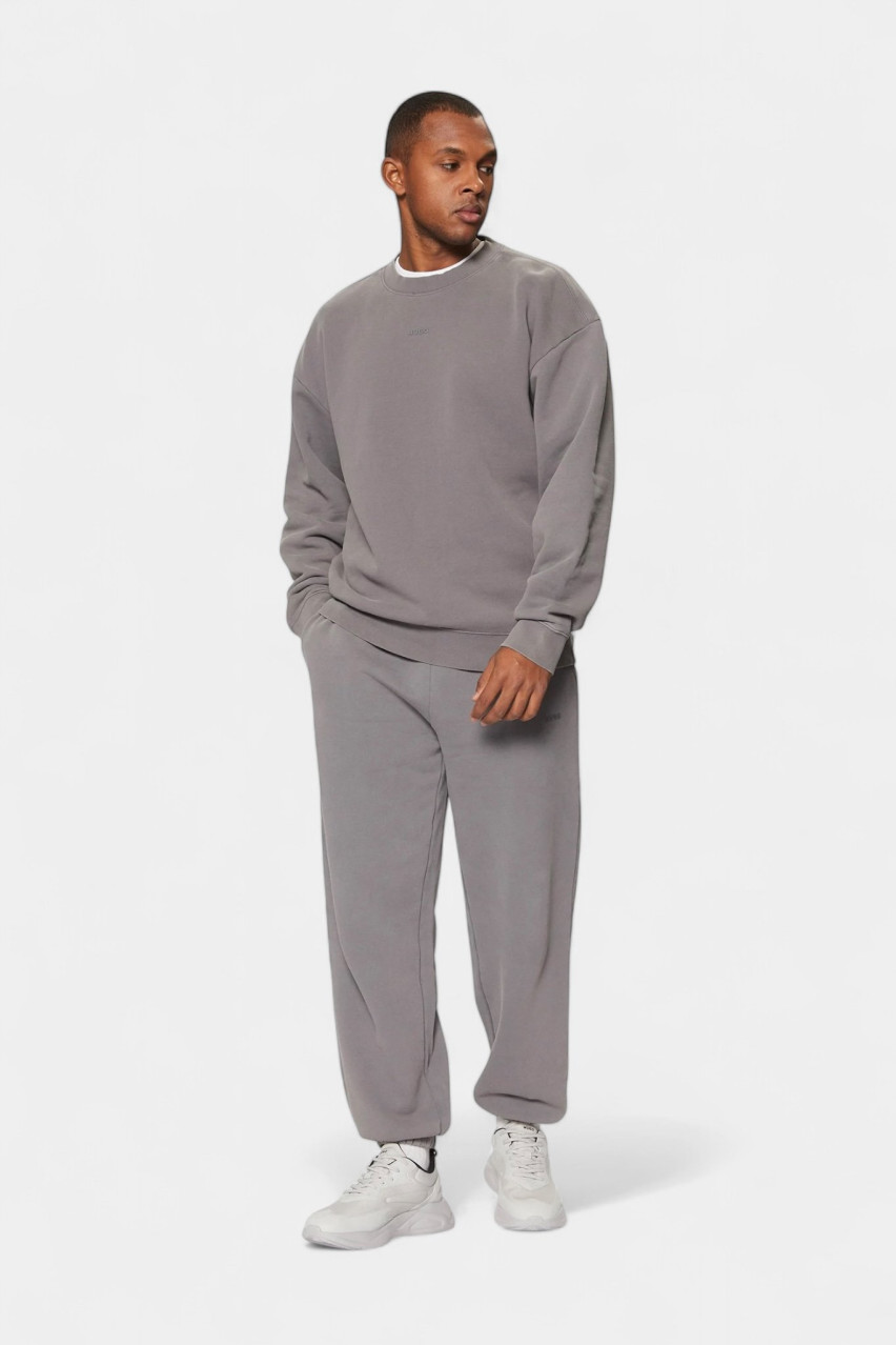 Серый спортивный костюм со свитшотом Dopaly и спортивными брюками Dopee 50540920+50540938 086 HUGO