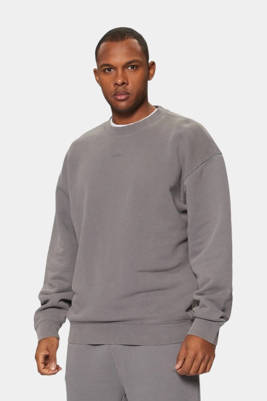 Серый спортивный костюм со свитшотом Dopaly и спортивными брюками Dopee 50540920+50540938 086 HUGO